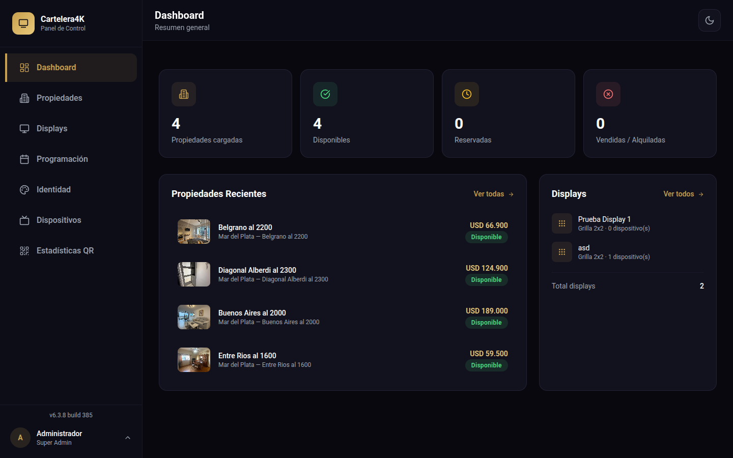 Dashboard
